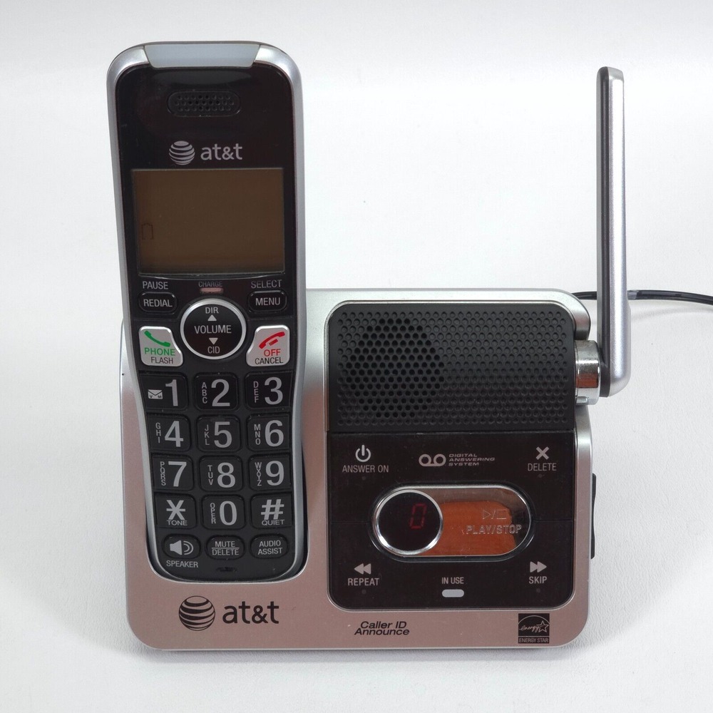 AT&T CL82312 Handset and Base Expansion Kit For Base CL83213 Black Silver TESTED